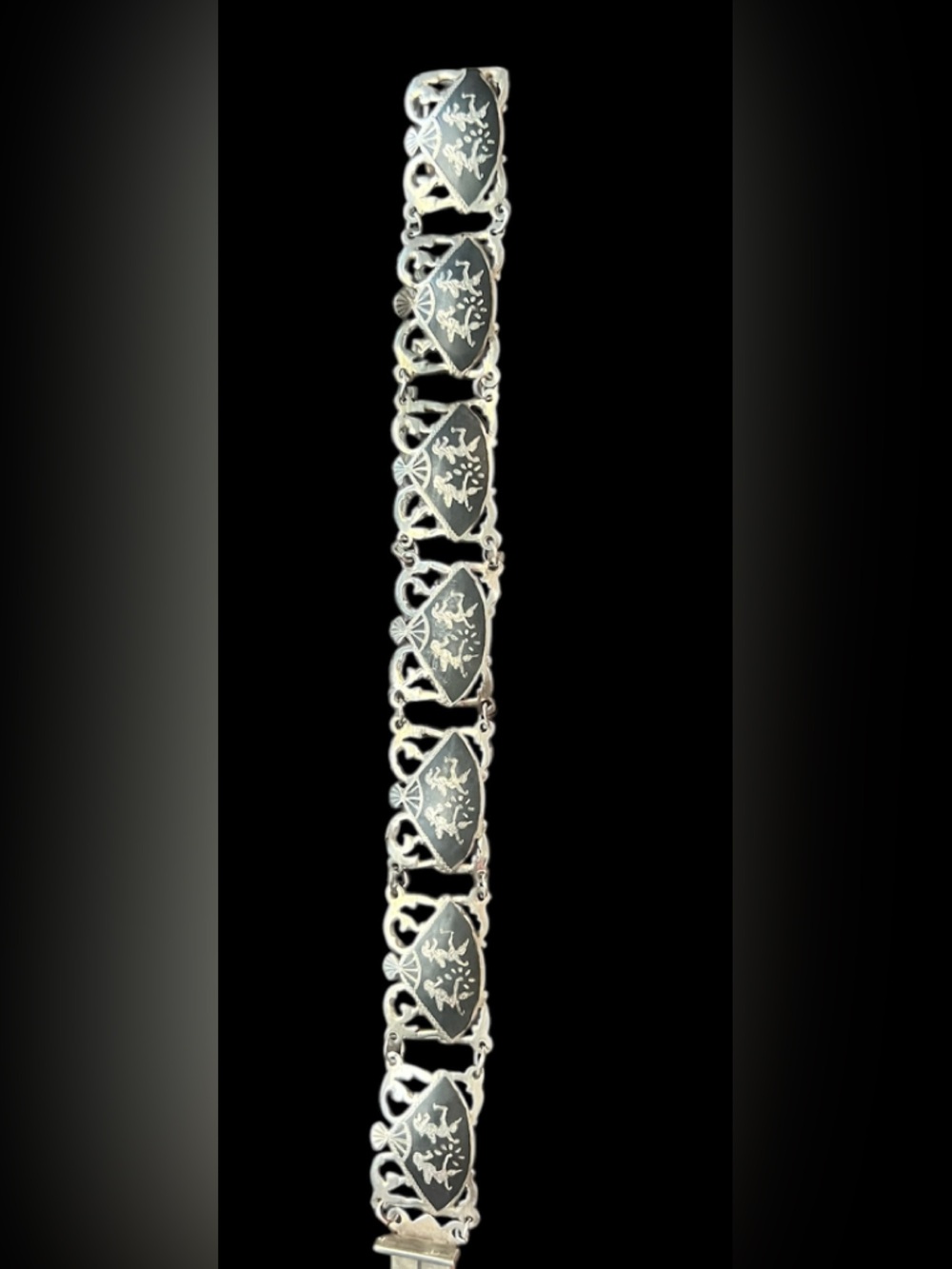 Vintage Siam Sterling Silver Bracelet